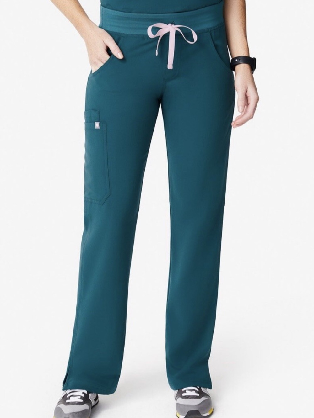 Figs Woman’s Kade Strait Leg Scrub Pant - Caribbean Blue